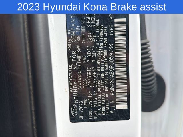 Used 2023 Hyundai Kona SEL w/ Convenience Package AWD/4WD image 23
