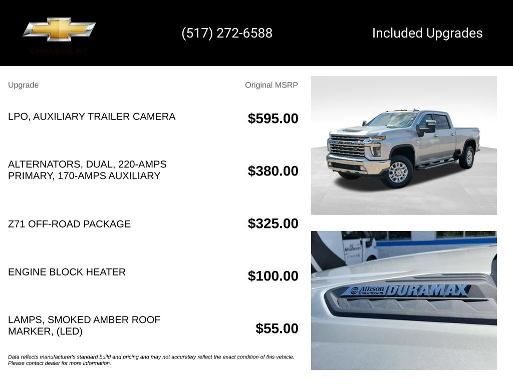 Used 2022 Chevrolet Silverado 2500 LTZ w/ LTZ Plus Package AWD/4WD image 16