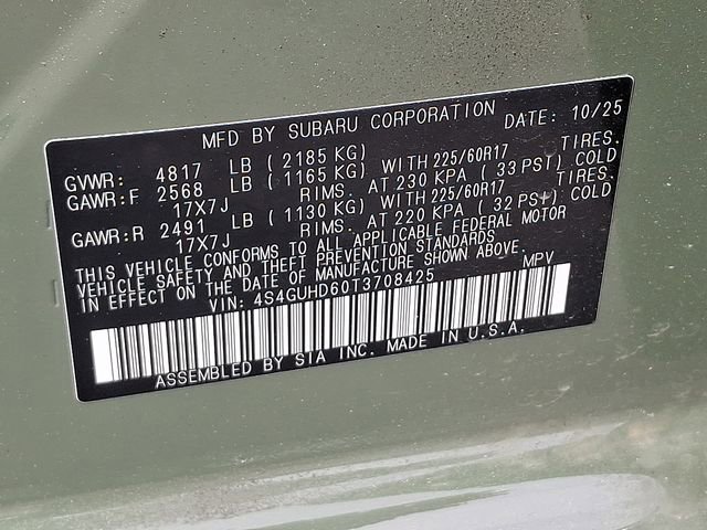 Certified 2026 Subaru Crosstrek 2.0i Premium AWD/4WD image 27
