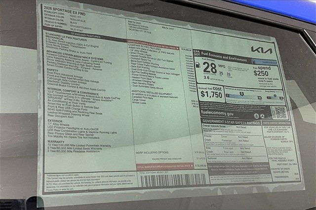 New 2026 Kia Sportage EX image 14