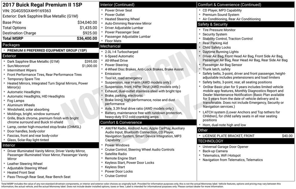 Used 2017 Buick Regal Premium image 9