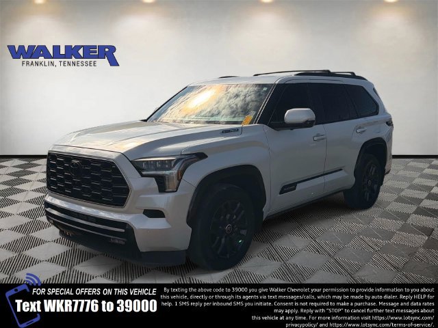 Used 2024 Toyota Sequoia Platinum AWD/4WD image 1