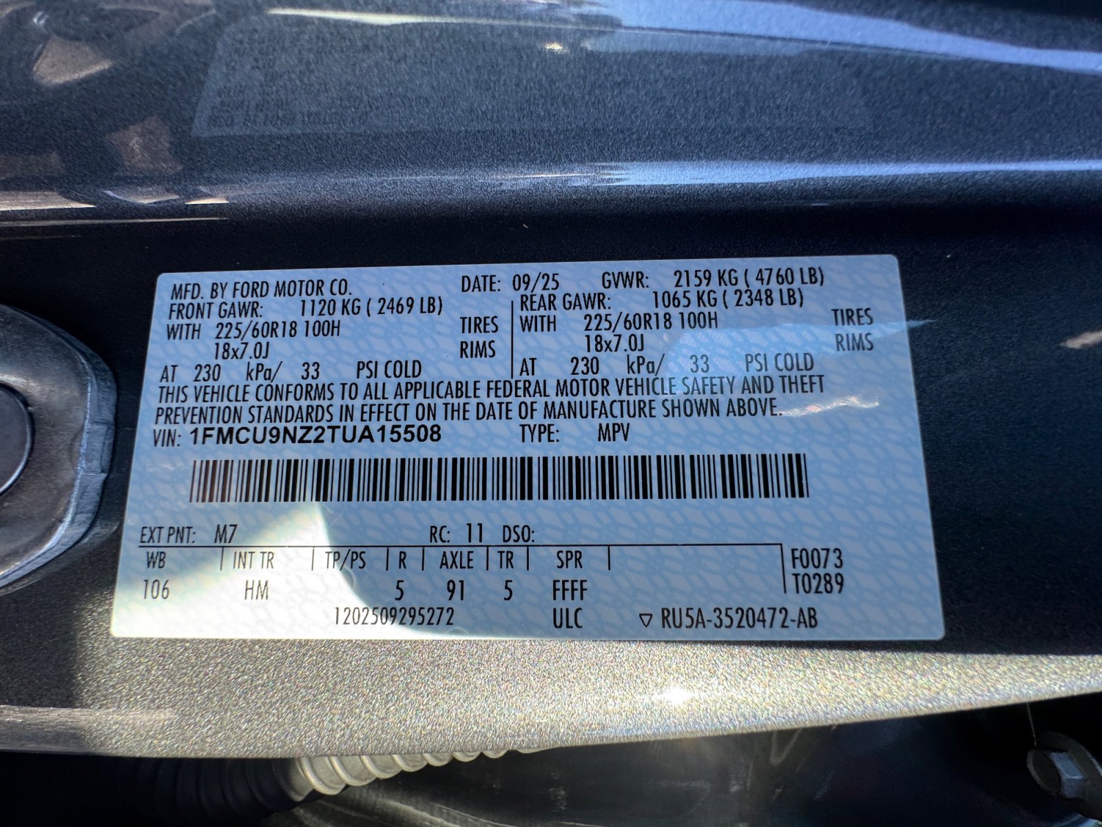 New 2026 Ford Escape ST-Line Select w/ Tech Pack #1 AWD/4WD image 34