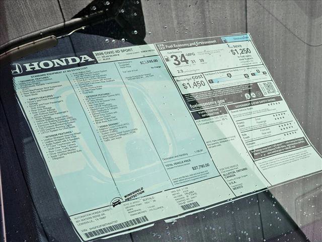 New 2026 Honda Civic Sport image 17