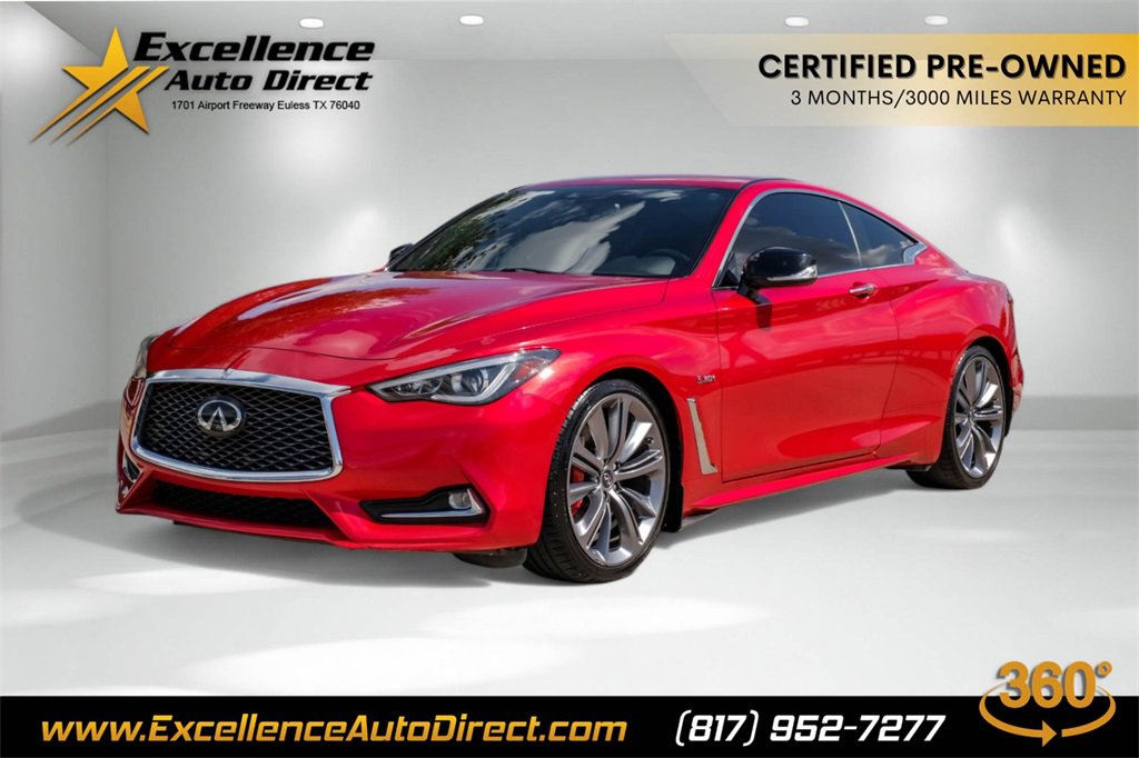 Used 2019 INFINITI Q60 Red Sport 400 w/ Cargo Package