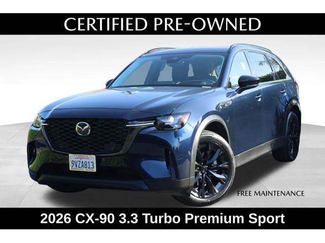 Certified 2026 MAZDA CX-90 3.3 Turbo w/ Premium Sport Pkg AWD/4WD image 1
