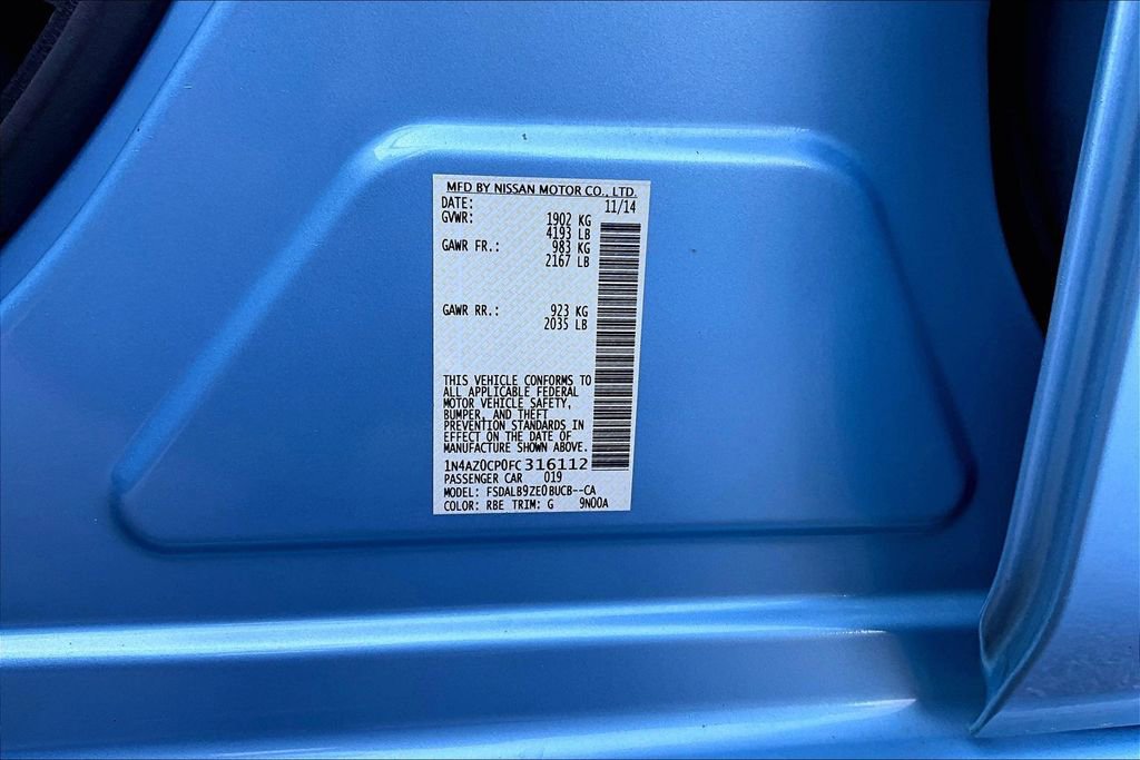 Used 2015 Nissan Leaf S w/ Charge Package FWD image 19