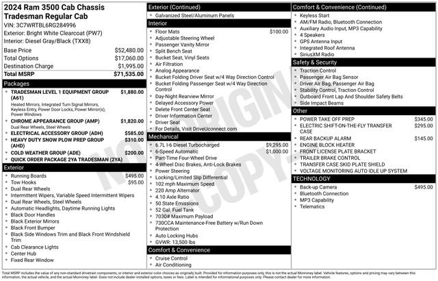 New 2024 RAM 3500 Tradesman image 9