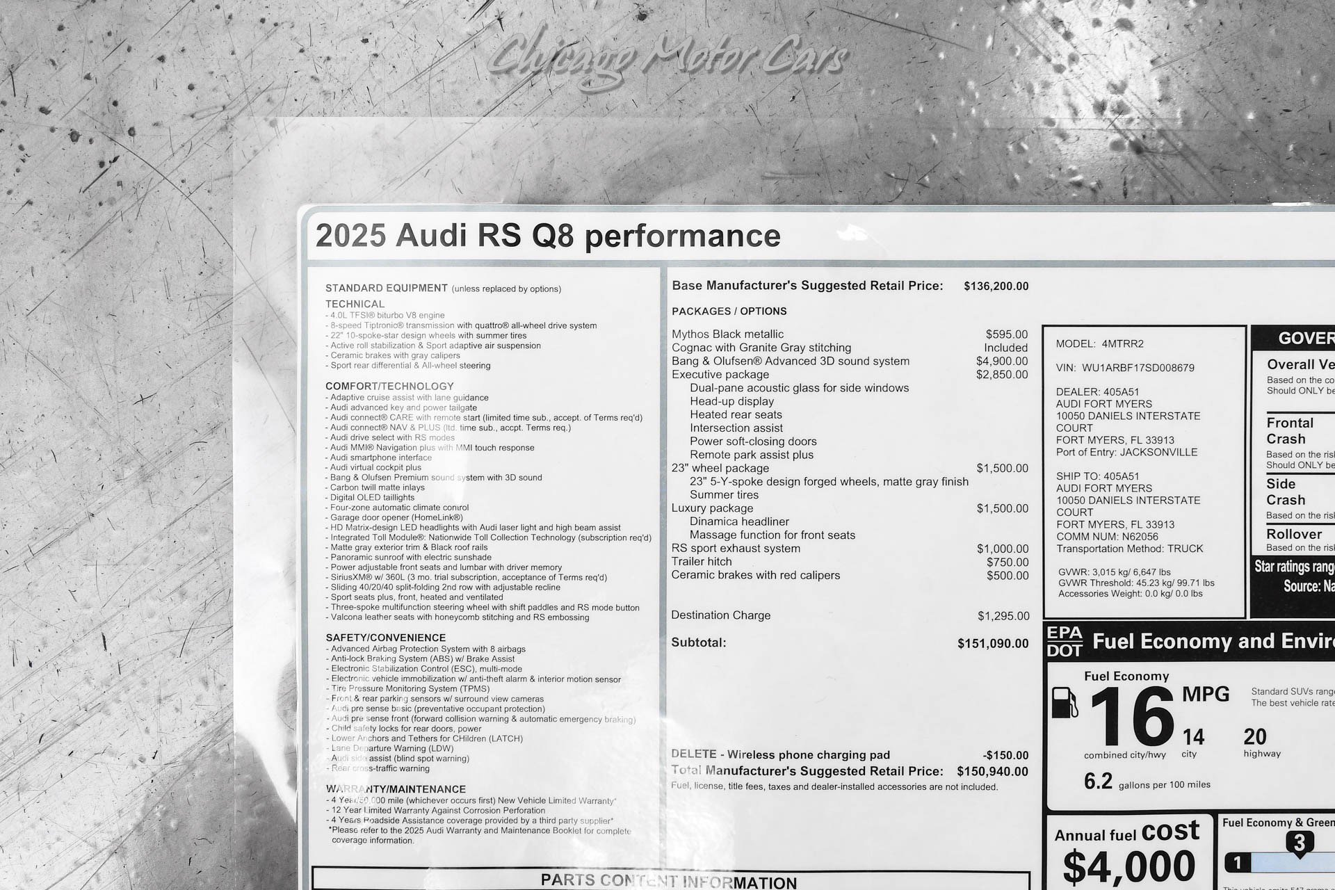 Used 2025 Audi RS Q8 performance AWD/4WD image 62