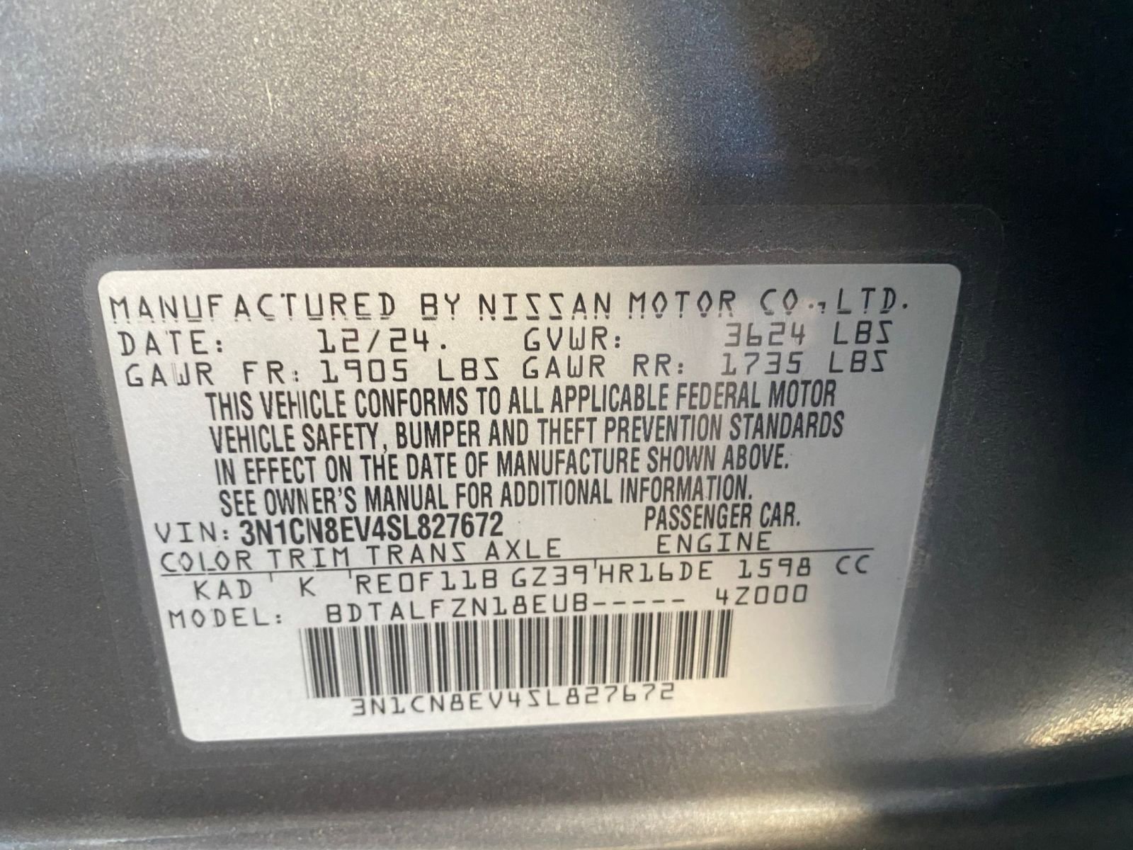 Used 2025 Nissan Versa SV FWD image 29