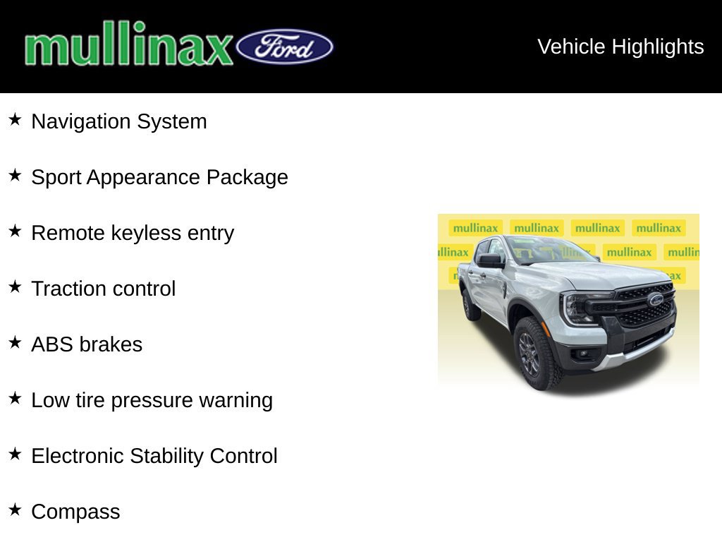 New 2026 Ford Ranger XLT w/ Equipment Group 301A High RWD image 15