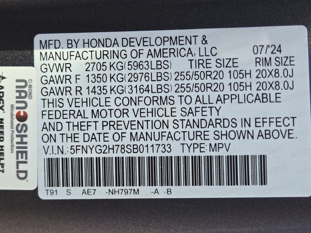 Certified 2025 Honda Pilot Touring image 34
