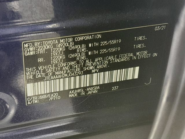 Used 2021 Toyota Venza Limited w/ Carpet Mat Package (TMS) AWD/4WD image 32