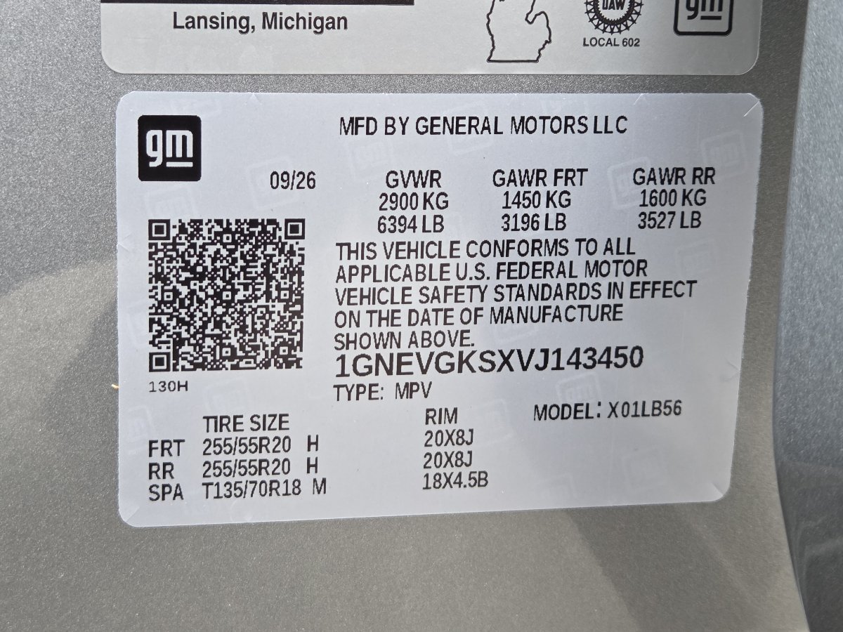 New 2027 Chevrolet Traverse LT w/ Sun and Wheel Package AWD/4WD image 40