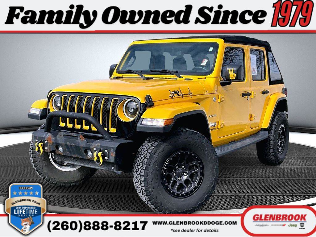 Used 2019 Jeep Wrangler Unlimited Sahara w/ Uconnect 4C Nav & Sound Group image 1