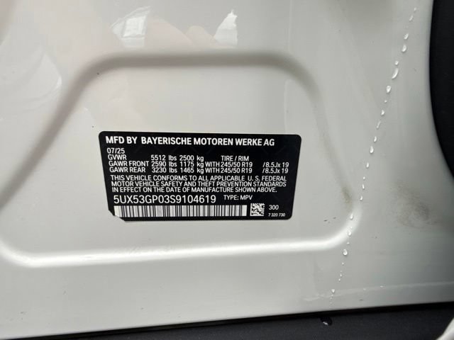 Certified 2025 BMW X3 xDrive30i w/ Convenience Package AWD/4WD image 45