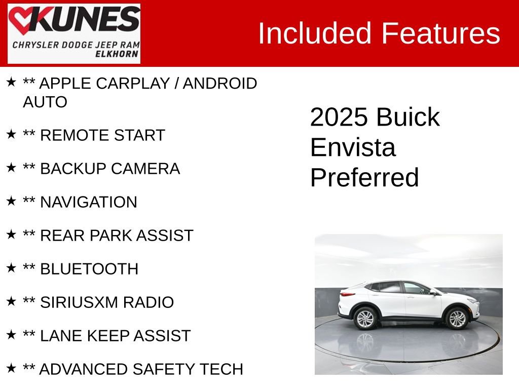 Used 2025 Buick Envista Preferred image 3