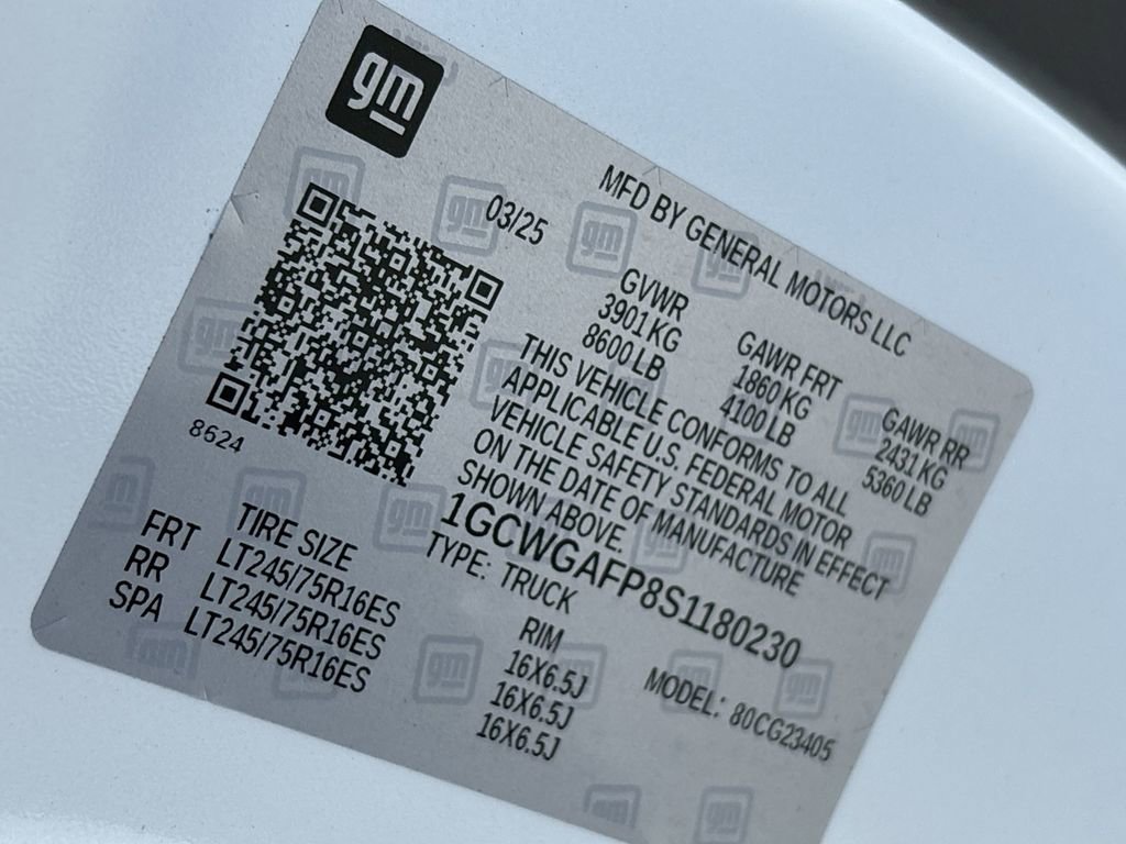 New 2025 Chevrolet Express 2500 w/ Driver Convenience Package image 31