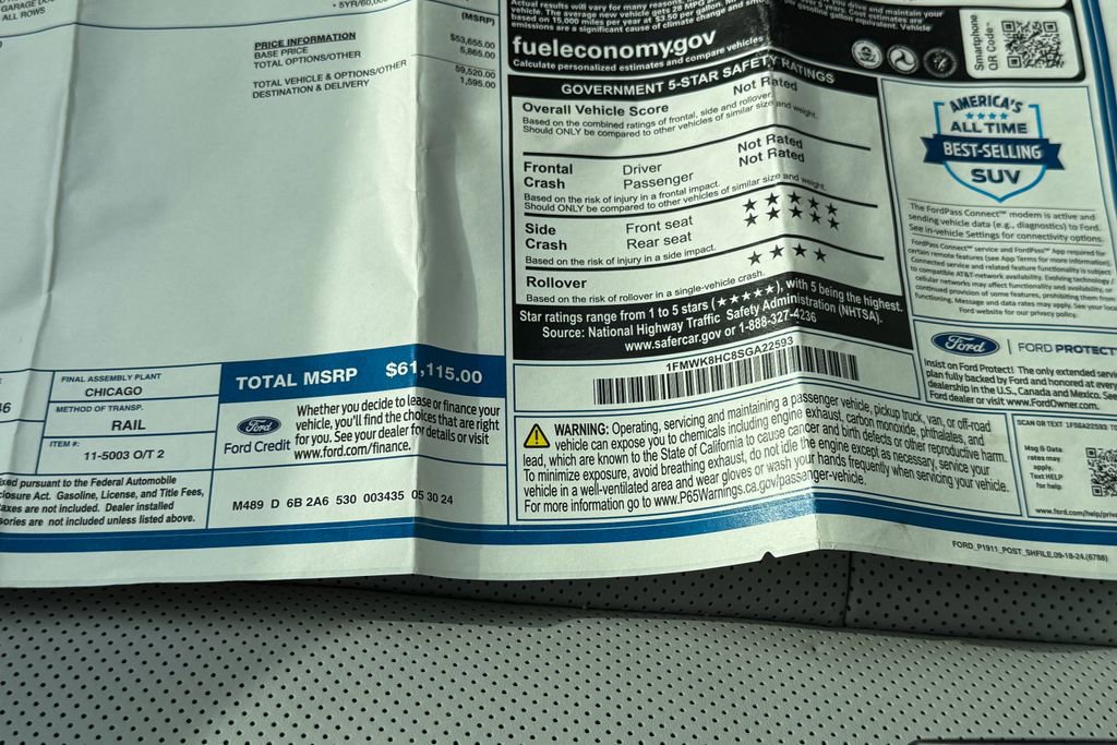 Certified 2025 Ford Explorer Platinum w/ Ultimate Package image 44