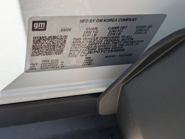 New 2026 Chevrolet Trax RS w/ Sunroof Package FWD image 37