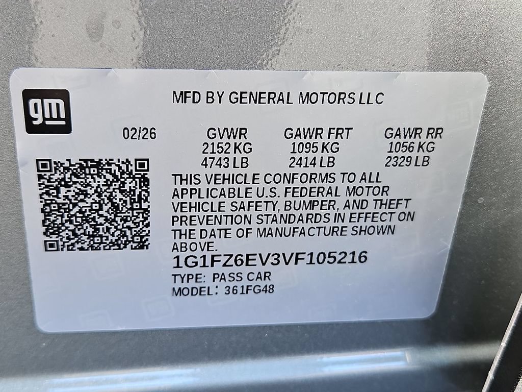 New 2027 Chevrolet Bolt RS w/ Technology Package FWD image 25