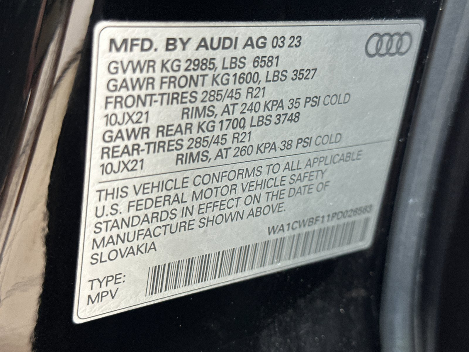 Used 2023 Audi SQ8 Prestige w/ Prestige Package AWD/4WD image 28