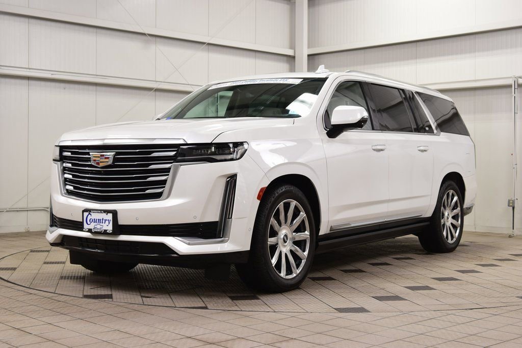 Used 2023 Cadillac Escalade ESV Premium Luxury Platinum w/ Heavy-Duty Trailer Package image 3