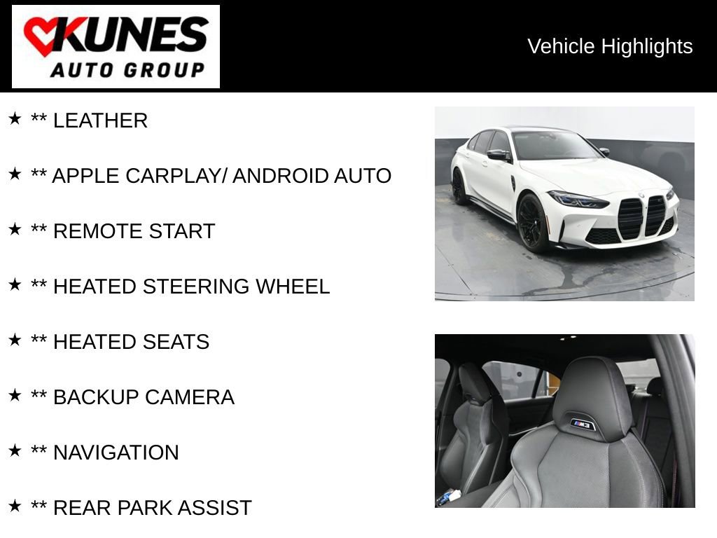 Used 2023 BMW M3 Competition AWD/4WD video 2