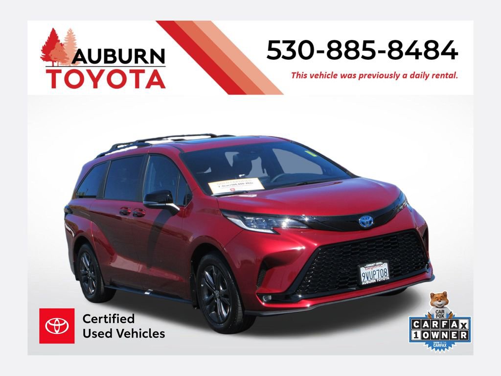 Certified 2025 Toyota Sienna XSE w/ XSE Premium Package