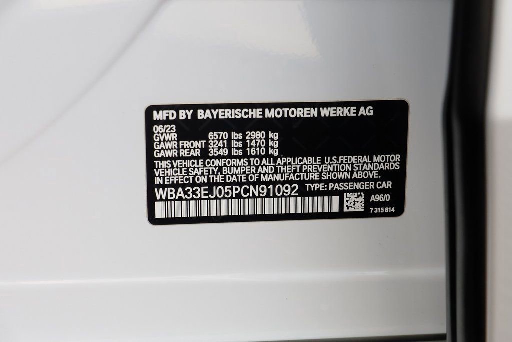 Certified 2023 BMW 760i xDrive AWD/4WD image 27