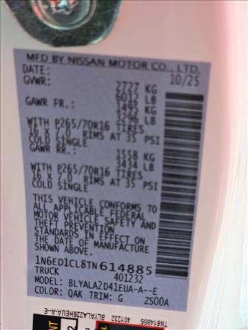 New 2026 Nissan Frontier S image 15