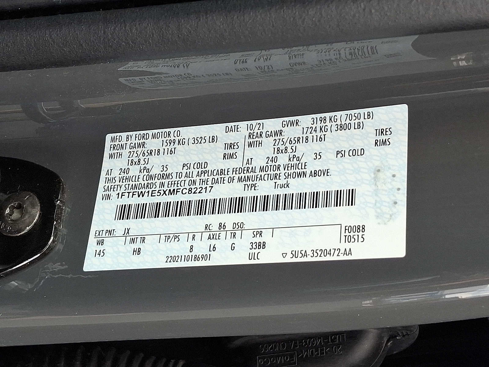 Used 2021 Ford F150 Lariat w/ Equipment Group 502A High AWD/4WD image 26