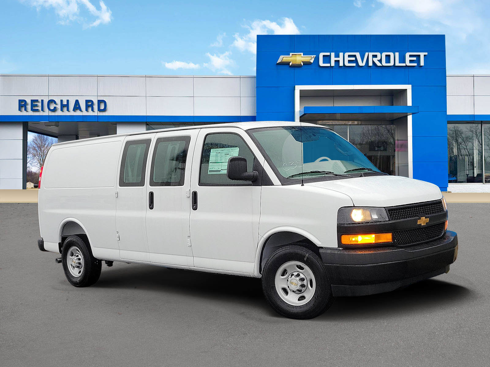 New 2025 Chevrolet Express 3500 Extended w/ Driver Convenience Package RWD image 1