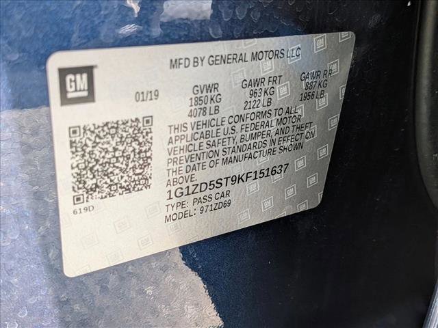 Used 2019 Chevrolet Malibu LT w/ Driver Confidence Package II image 14