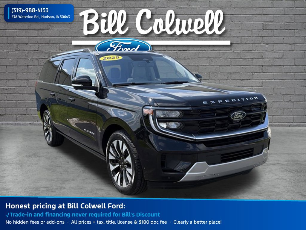 Certified 2025 Ford Expedition Max Platinum w/ Driver's Package AWD/4WD image 1