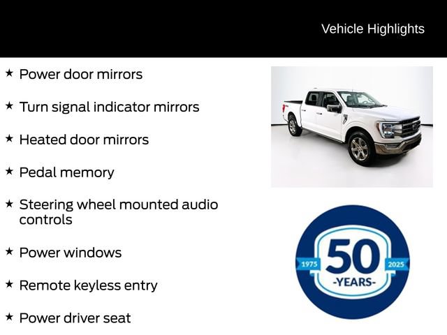 Certified 2023 Ford F150 Lariat w/ Equipment Group 502A High AWD/4WD image 26