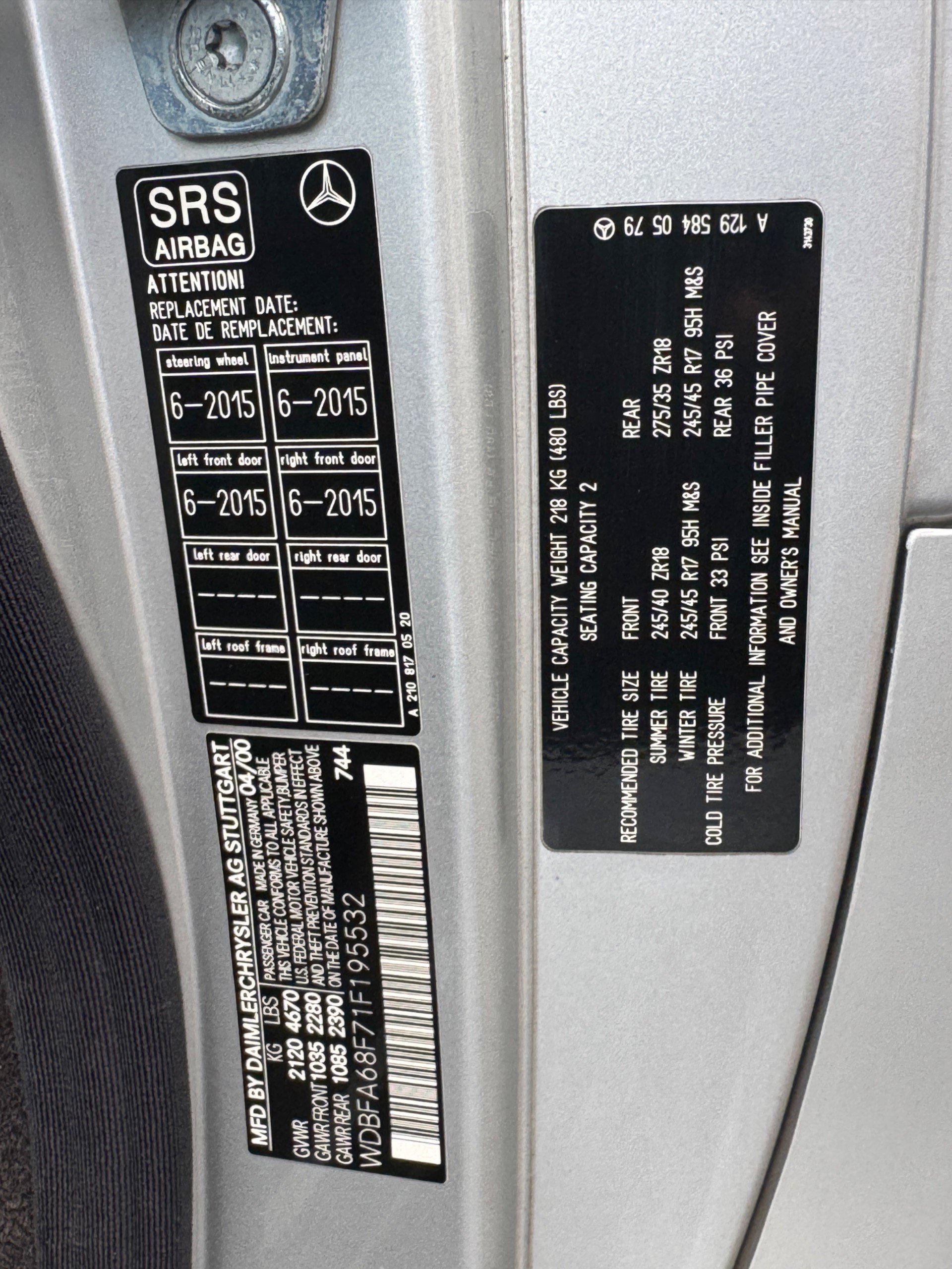 Used 2001 Mercedes-Benz SL 500 image 65