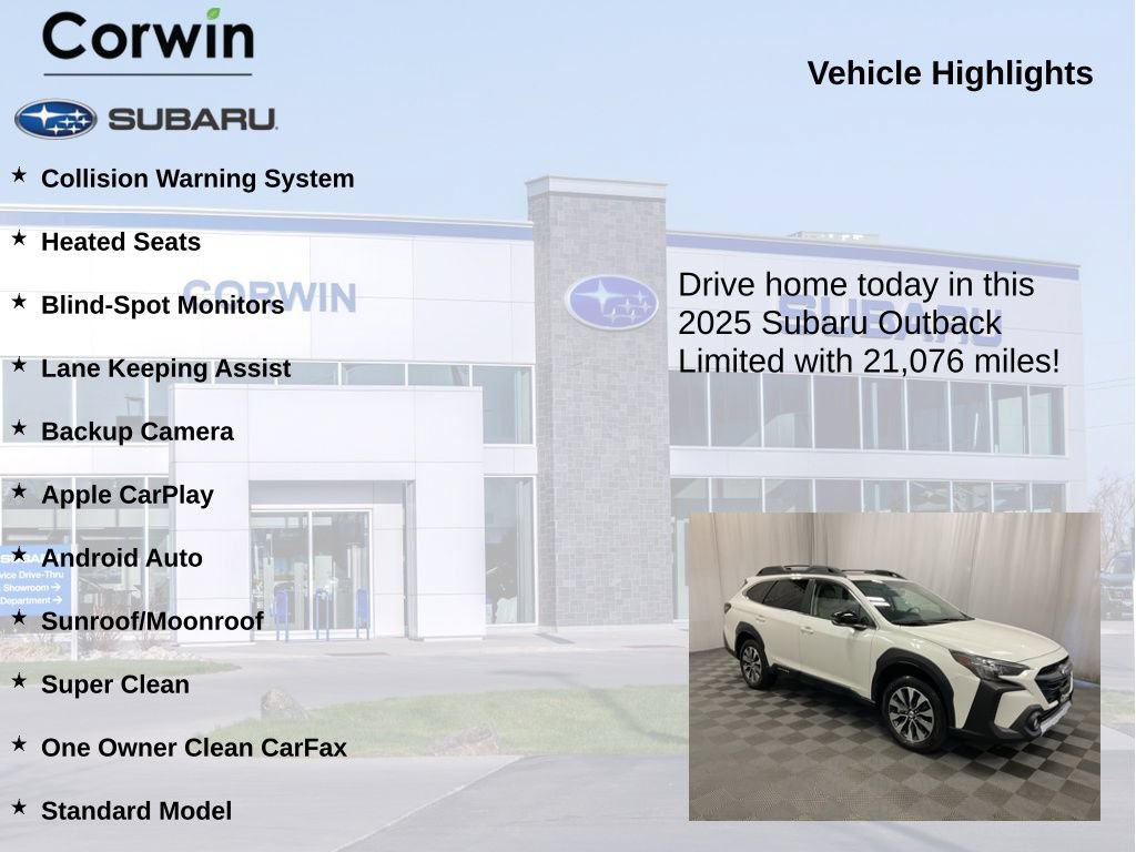 Used 2025 Subaru Outback Limited AWD/4WD image 6
