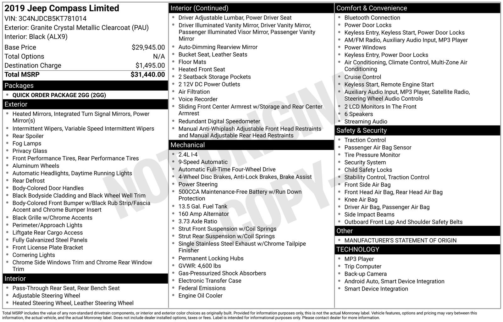 Used 2019 Jeep Compass Limited image 4