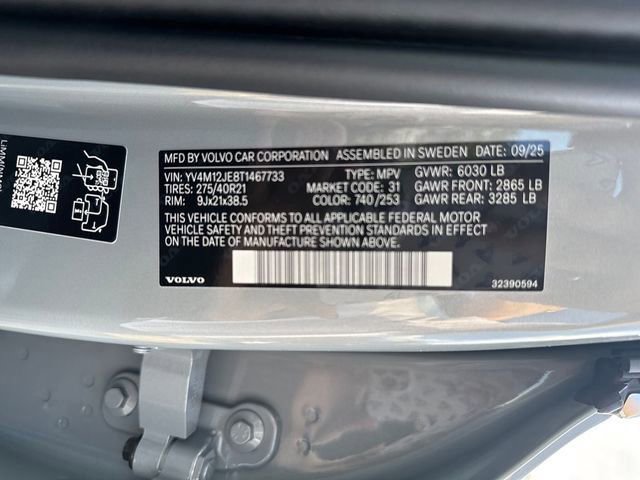 Used 2026 Volvo XC90 B5 Plus w/ Protection Package Premier image 37