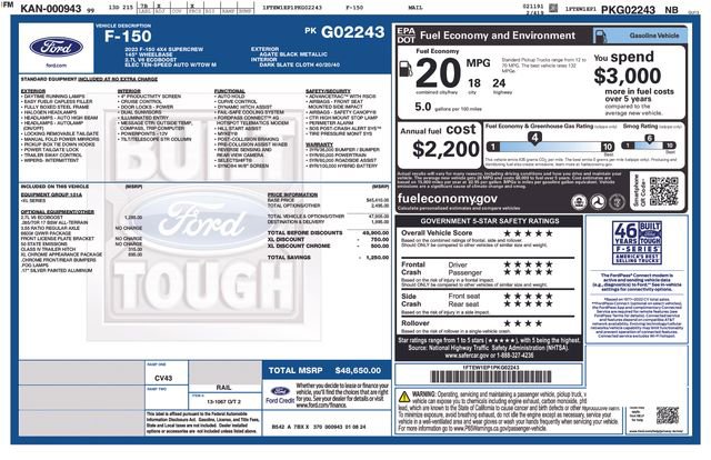 Used 2023 Ford F150 XL w/ XL Chrome Appearance Package image 4