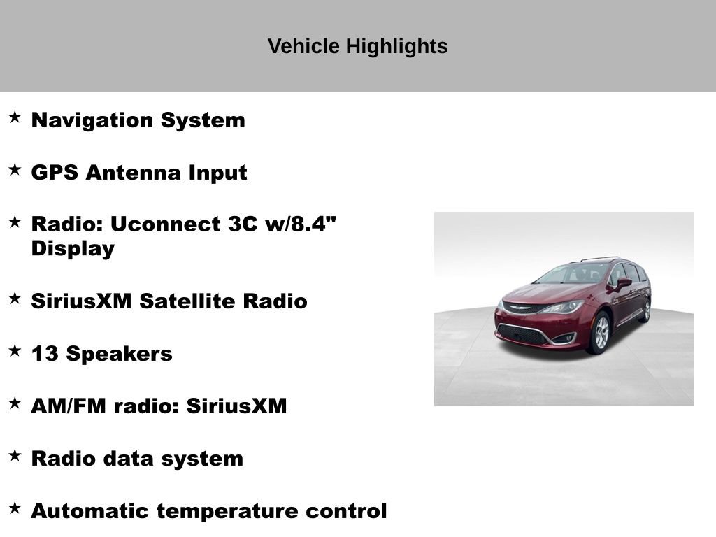 Used 2017 Chrysler Pacifica Touring-L Plus w/ Advanced Safetytec Group image 18
