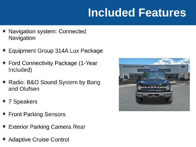 New 2026 Ford Bronco Outer Banks w/ Sasquatch Package AWD/4WD image 4