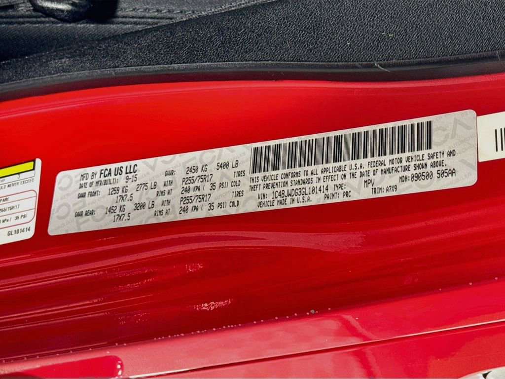 Used 2016 Jeep Wrangler Unlimited Sport w/ Quick Order Package 24S AWD/4WD image 33