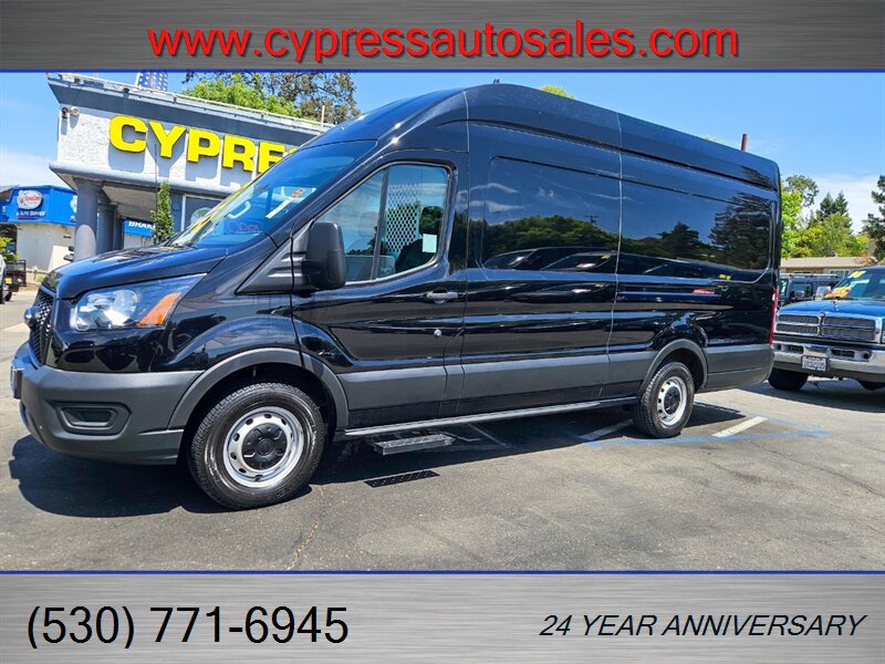 Used 2023 Ford Transit 250 148 High Roof Extended w/ Load Area Protection Package RWD image 1