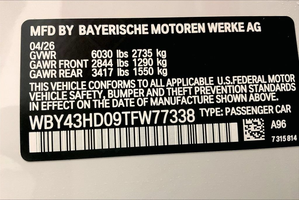 New 2026 BMW i4 xDrive40i w/ Premium Package AWD/4WD image 10