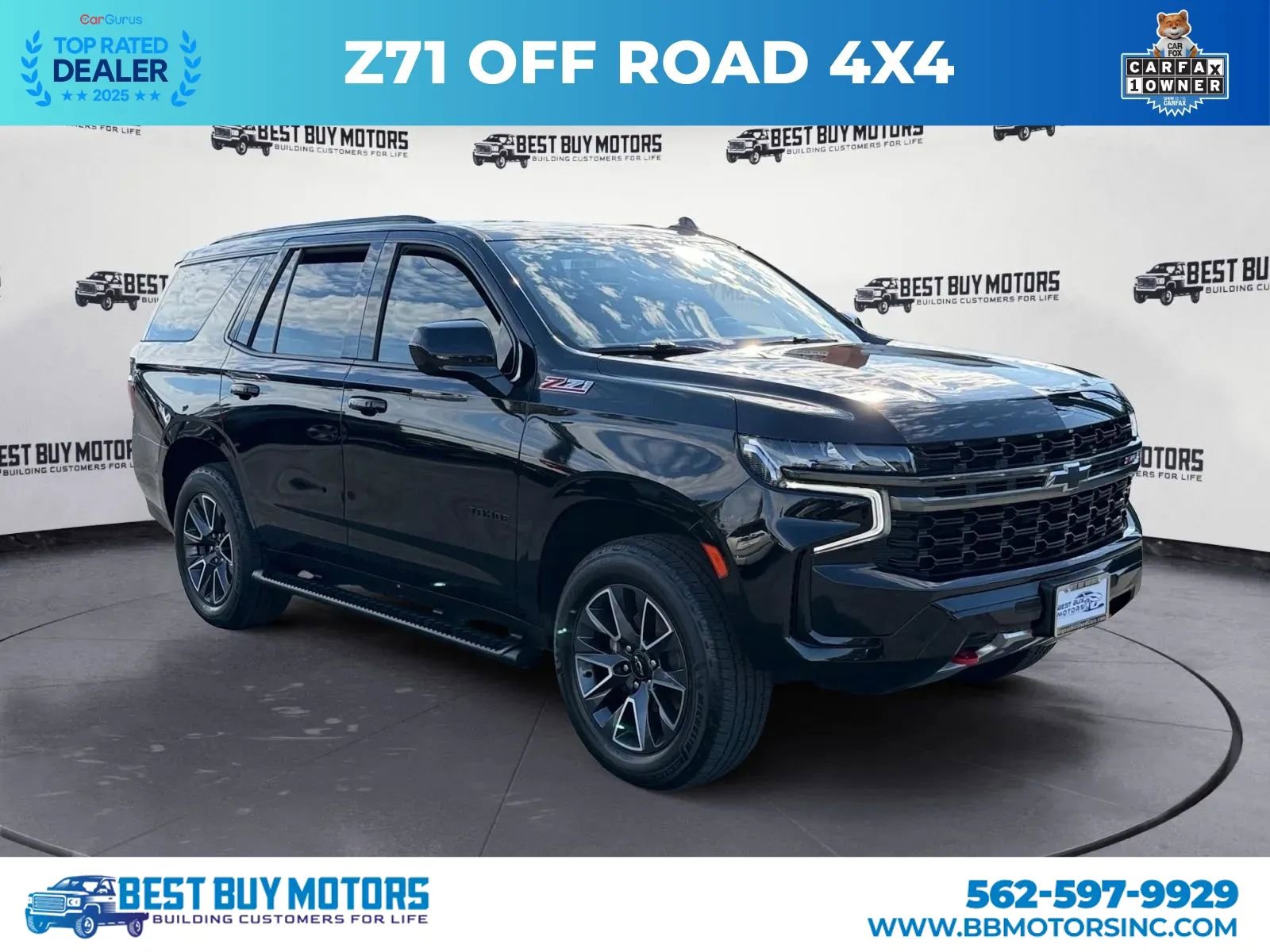 Used 2021 Chevrolet Tahoe Z71 image 1