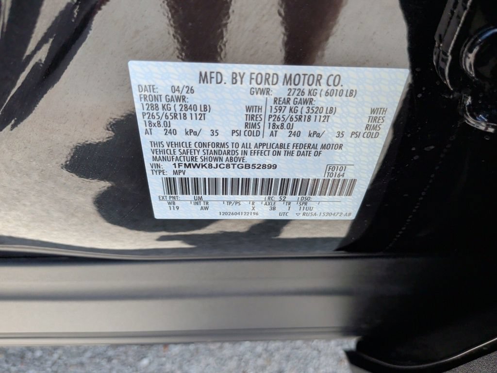 Used 2026 Ford Explorer Tremor w/ Tremor Ultimate Package AWD/4WD image 53