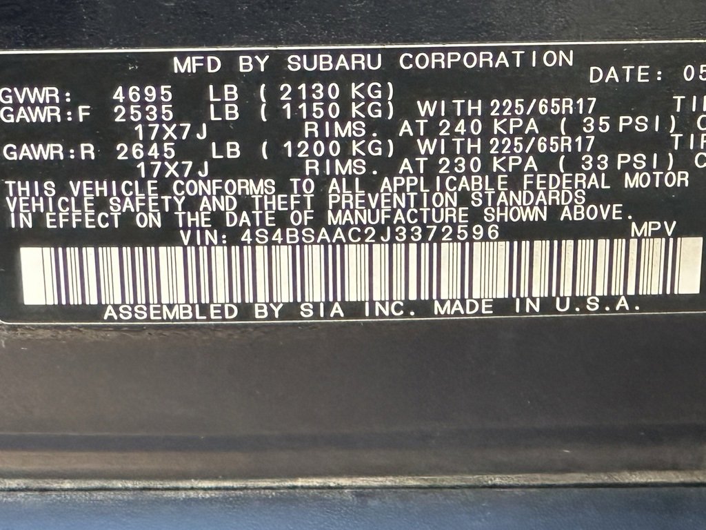 Used 2018 Subaru Outback 2.5i image 41