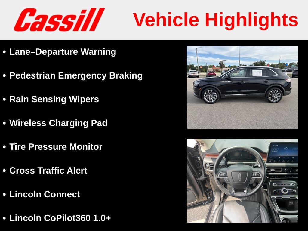 Used 2022 Lincoln Nautilus Reserve w/ Equipment Group 201A AWD/4WD image 14